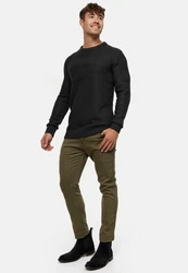 Indicode Strickpullover Mirek Schwarz
