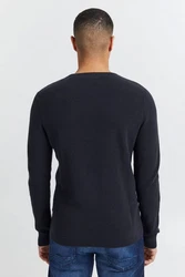 BLEND Pullover 'Codford' Dunkelblau/Schwarz