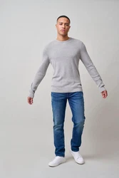 BLEND Pullover 'Codford' Grau
