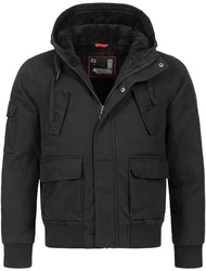 Alessandro Salvarini Winterjacke ASCaldo Schwarz/Hellblau
