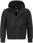 Alessandro Salvarini Winterjacke ASCaldo Schwarz/Hellblau