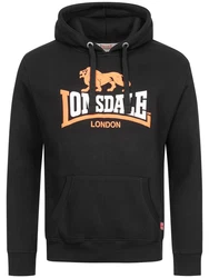 Lonsdale Kapuzenpullover Thurning Orange/Braun/Schwarz/Hellblau/Dunkelblau