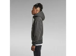 G-STAR Kapuzensweatshirt Vulcanic RAW Braun/Dunkelgrün/Dunkelgrau/Schwarz