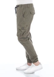 riverso Cargohose RIVHanno Slim Fit Herren Hose Dunkelgrün/Khaki