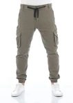 riverso Cargohose RIVHanno Slim Fit Herren Hose Dunkelgrün/Khaki