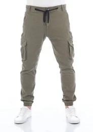 Cargohose Herren Hose RIVHanno Slim Fit Outdoor Freizeithose mit Stretch
