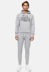 Lonsdale Kapuzenpullover Fochabers Grau/Hellgrau/Beige