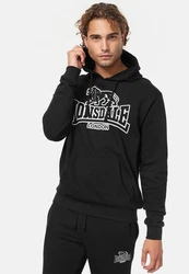 Lonsdale Kapuzenpullover Fochabers Schwarz/Rot