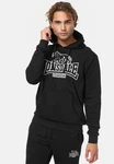 Lonsdale Kapuzenpullover Fochabers Schwarz/Rot