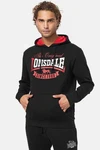 Lonsdale Kapuzenpullover Stotfield Rot/Schwarz