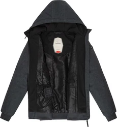 Ragwear Winterjacke Stewie Herren Outdoorjacke Dunkelgrau/Grau