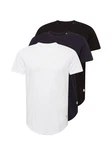 Jack & Jones T-Shirt JJENoa Dunkelblau/Schwarz/Weiß/Lila