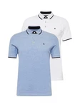 Jack & Jones Poloshirt JJEPAULOS 2er Pack Hellblau/Blau Jack & Jones Poloshirt JJEPAULOS 2er Pack Hellblau/Blau
