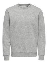 ONLY & SONS Sweatshirt Ceres Grau/Hellgrau