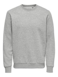 ONLY & SONS Sweatshirt Ceres Grau/Hellgrau
