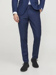 JACK & JONES Herren Jprsolaris Trouser Noos Anzughose Dunkelblau/Blau/Hellblau