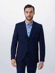 Jack & Jones Sakko JPRSOLARIS BLAZER Dunkelblau/Hellblau
