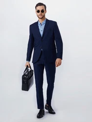Jack & Jones Sakko JPRSOLARIS BLAZER Dunkelblau/Hellblau