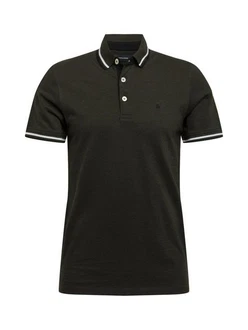 Jack & Jones T-Shirt JJEPaulos (1-tlg) Dunkelgrün/Khaki/Grün