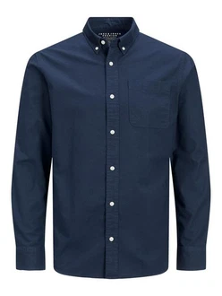 Jack & Jones Langarmhemd Style BROOK OXFORD nachtblau Jack & Jones Langarmhemd Style BROOK OXFORD nachtblau