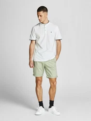 JACK & JONES T-Shirt JJEPAULOS Grau/Creme/Weiß/Hellgrau