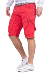 Cipo & Baxx Jeansshorts Kurze Hose BA-CK229 Cargo Style BA-CK229