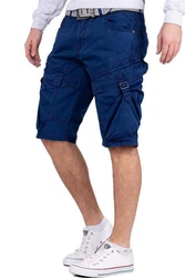 Cipo & Baxx Jeansshorts Kurze Hose BA-CK229 Cargo Style BA-CK229