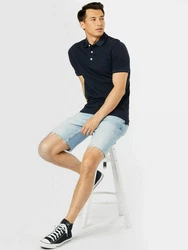 Jack & Jones Poloshirt JJEPAULOS POLO SS NOOS dunkelblau