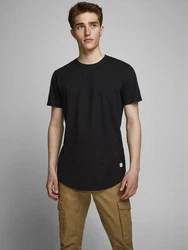 Jack & Jones T-Shirt JJENoa TEE SS CREW NECK Schwarz