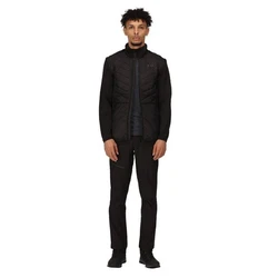 Regatta Funktionsjacke Softshelljacke Clumber III Hybrid Schwarz/Grau