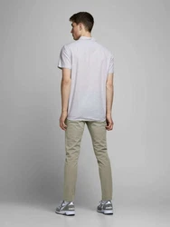 Jack & Jones Chinohose JJIMacro JJDave Khaki/Dunkelgrün