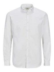 Jack & Jones Langarmhemd Cardiff Weiß