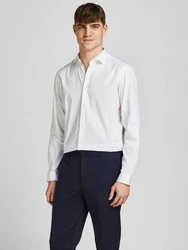 Jack & Jones Langarmhemd Cardiff Weiß