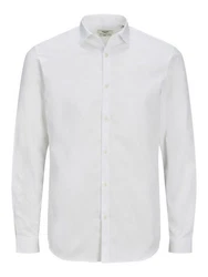Jack & Jones Langarmhemd Cardiff Weiß