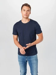 Jack & Jones T-Shirt JceOrganic Basic Tee Dunkelblau/Blau/Hellblau