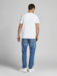 Jack & Jones T-Shirt JJEORGANIC BASIC TEE Weiß/Schwarz