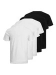 Jack & Jones T-Shirt JJEORGANIC BASIC TEE Weiß/Schwarz