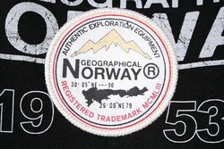 Geographical Norway Sweatjacke Sweater Hoodie Schwarz/Dunkelblau/Dunkelgrau/Weiß