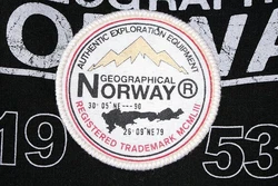 Geographical Norway Sweatjacke Sweater Hoodie Schwarz/Dunkelblau/Dunkelgrau/Weiß