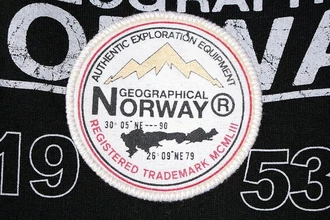 Geographical Norway Sweatjacke Sweater Hoodie Schwarz/Dunkelblau/Dunkelgrau/Weiß