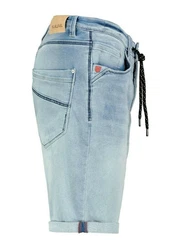 Urban Surface Bermudas Herren Jogging Shorts Freizeit Jeans Hellblau/Pastell/Blau