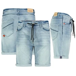 Urban Surface Bermudas Herren Jogging Shorts Freizeit Jeans Hellblau/Pastell/Blau