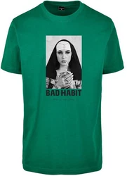 Mister Tee T-Shirt Bad Habit Tee Neonfarben/Grün/Dunkelgrün