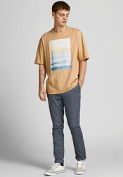 JACK & JONES Chinohose 'JJMarco' JPSTMarco JJFury Braun/Beige/Gelb