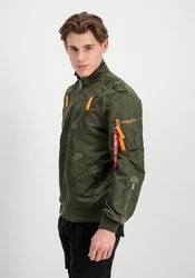 Alpha Industries Bomberjacke Falcon II Dunkelgrün/Grün