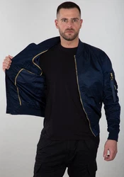 Alpha Industries Bomberjacke MA-1 VF LW Dunkelblau/Blau