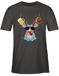 T-Shirt Oktoberfest Hirsch Mode fr Oktoberfest Herren