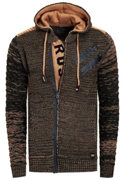 Strickjacke in cooler Grobstrickoptik