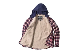 West Coast Choppers Jacke Sherpa Lined Blau/Dunkelblau