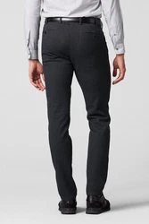 MEYER Chinohose Bonn Stretch-Dehnbund Jeans Dunkelgrau/Dunkelblau/Grau